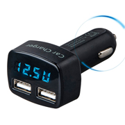 4in1 Dual USB Car Charger Adapter
