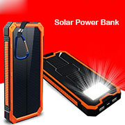 Solar Power Bank 20000mAh Outdoor with Led Light