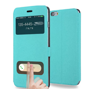 View Window Flip Leather Case for Iphone 6/6s Phone Cover