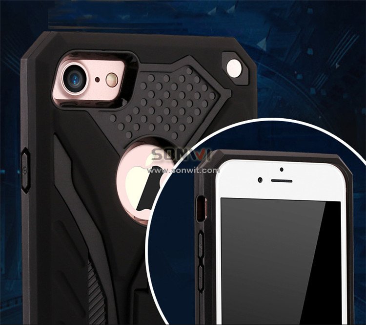 Shock proof PC&Silicone Phone Case for iphone 7/7 plus