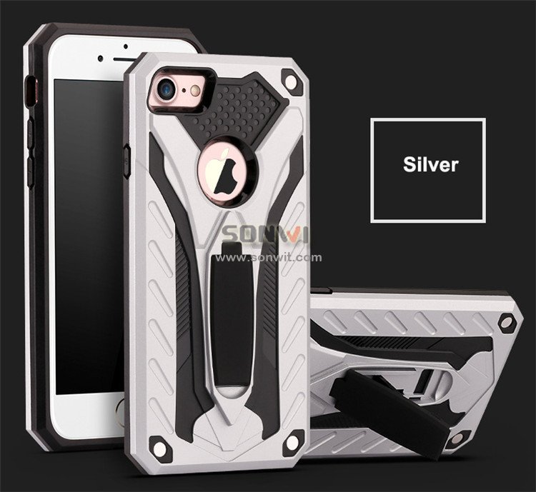 Shock proof PC&Silicone Phone Case for iphone 7/7 plus