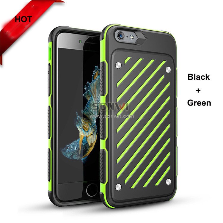 Shock Resistant TPU+PC Phone Case for iphone6 plus