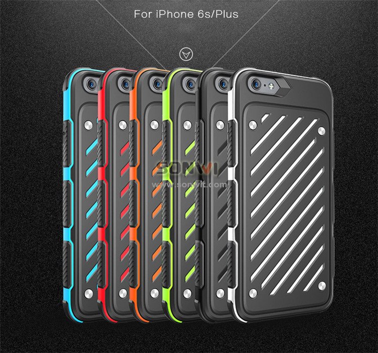 Shock Resistant TPU+PC Phone Case for iphone6 plus