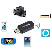 USB Wireless Bluetooth 3.5mm Music Audio Car Handsfree Receiver Adapter