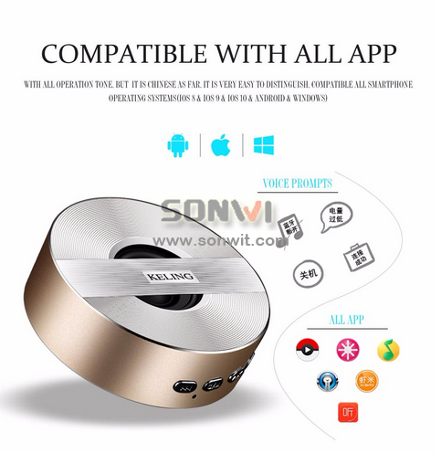 A5 Aluminum alloy subwoofer Portable Bluetooth Speaker 